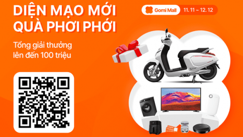 Hình ảnh buổi livestream sự kiện "Diện mạo mới - Quà phơi phới" cùng Gomi Mall.