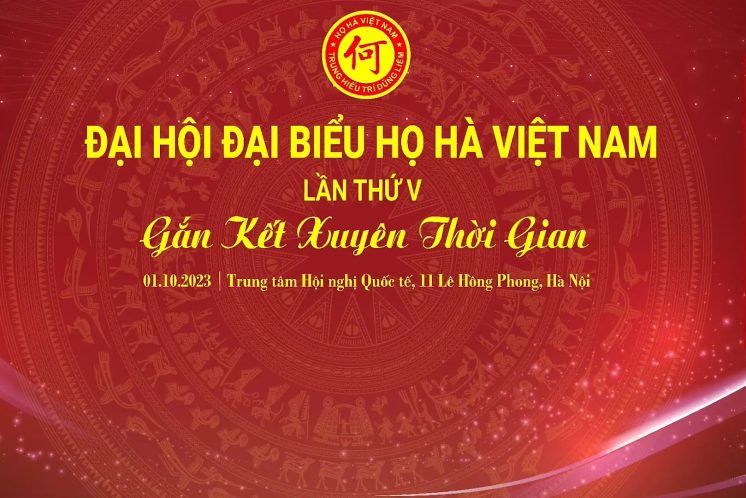 Hình ảnh livestream sự kiện Đại hội đại biểu họ Hà lần thứ V.