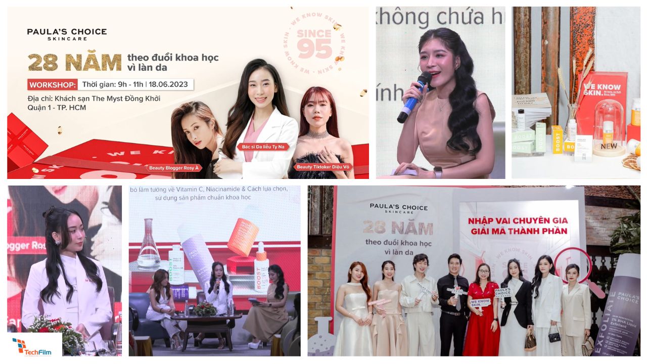 Dự án livestream hội thảo Paula's Choice