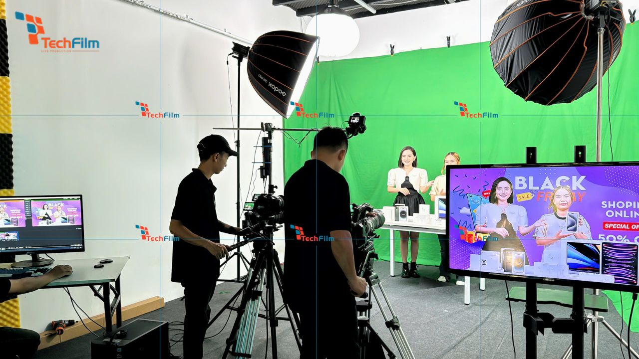 Giá thuê studio livestream chuyên nghiệp rẻ trọn gói tại HCM