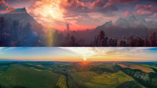 Horizon Panorama là chụp toàn cảnh theo chiều ngang