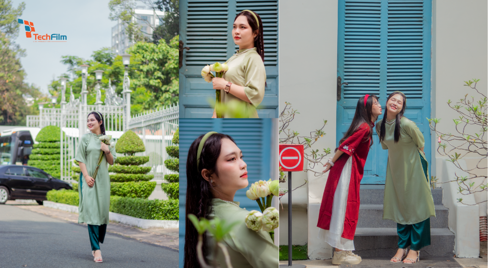 Bật mí 15 địa điểm chụp ảnh Tết đẹp cực xịn tại Sài Gòn 4 Tạo dáng chụp hình tết