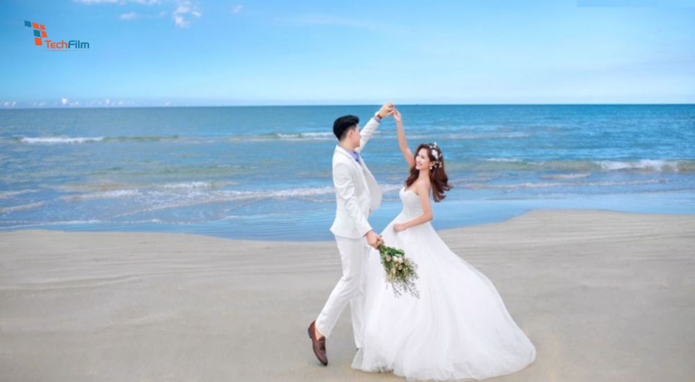chụp hình cưới tại bãi biển