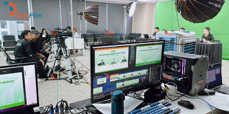 Studio chụp hình với phông xanh - Xu hướng mới trong tương lai 4 lưu ý khi chụp hình với phong xanh