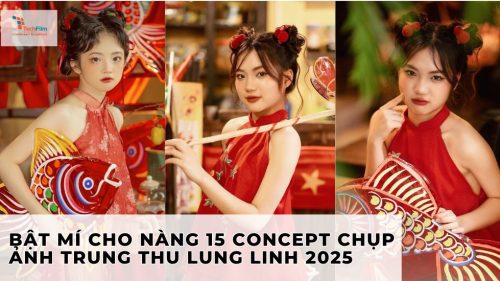 Bật mí cho nàng 15 concept chụp ảnh Trung Thu lung linh 2025